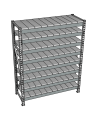 Стеллаж грузовой СГР 2500x1500x800 8 полок (металл) Стеллаж грузовой СГР 2500x1500x800 8 полок (металл)