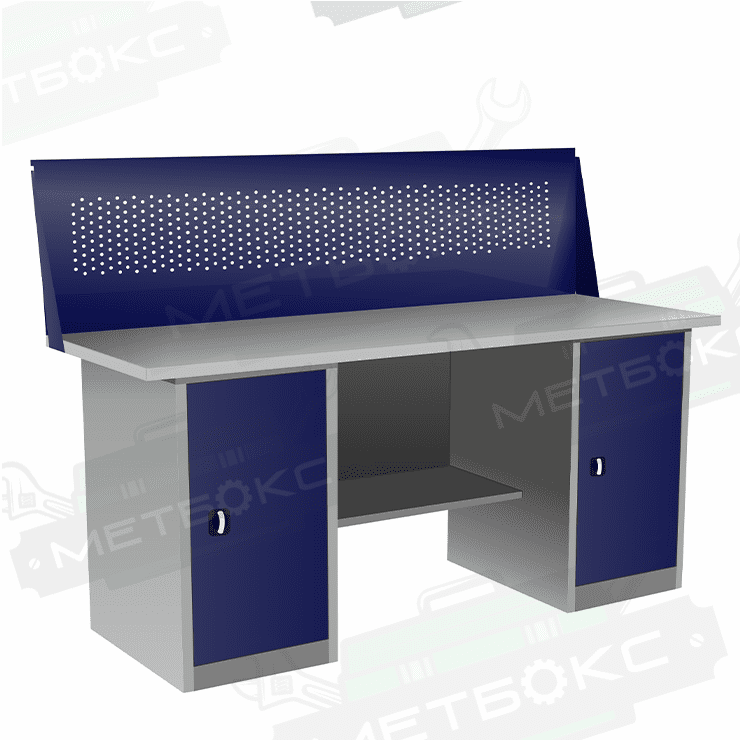 Верстак двухтумбовый ВП-5/1,6 с экраном купить в Сыктывкаре