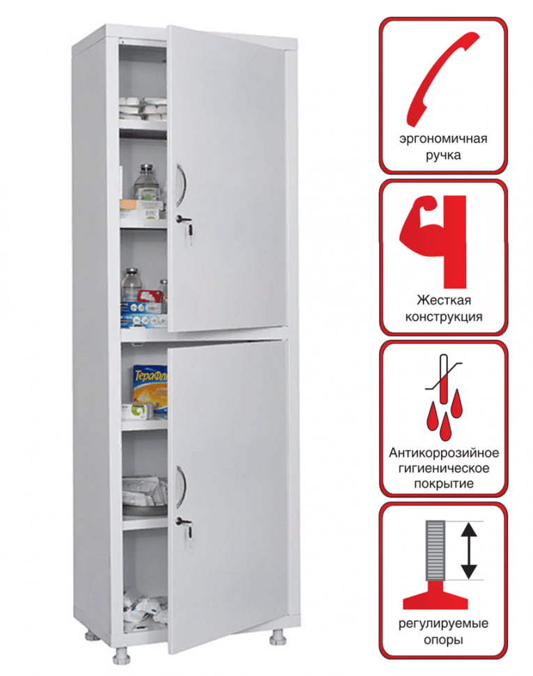 Медицинский шкаф HILFE МД 1 1760/SS купить в Сыктывкаре Медицинский шкаф HILFE МД 1 1760/SS купить в Сыктывкаре