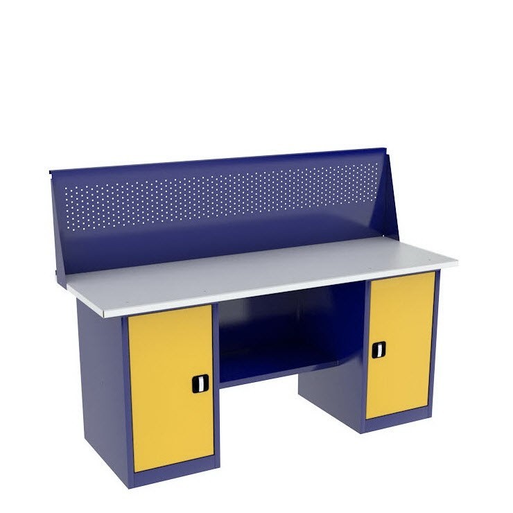 Верстак двухтумбовый ВП-5/1,9 с экраном купить в Сыктывкаре