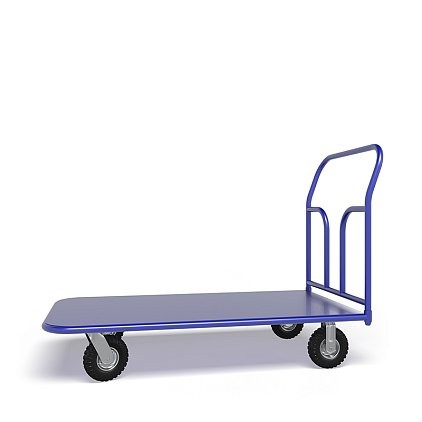 Платформенная тележка ТП 4 (г/п 300 кг, 1200x600 мм, колеса пневматические 270 мм) купить в Сыктывкаре Платформенная тележка ТП 4 (г/п 300 кг, 1200x600 мм, колеса пневматические 270 мм) купить в Сыктывкаре