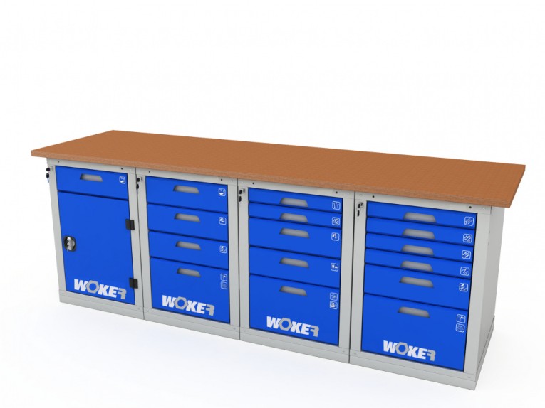 Верстак четырехтумбовый WOKER PRO 42456.2400 купить в Сыктывкаре