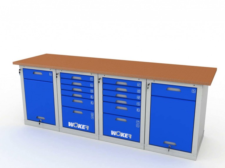 Верстак четырехтумбовый WOKER PRO 42662.2400 купить в Сыктывкаре