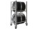 Стеллаж MS PRO 1350/781X606 передвижной для хранения до 4 шин купить в Сыктывкаре