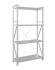 Стеллаж MS U 2000x1200x400 4 полки (280 кг, перф) купить в Сыктывкаре