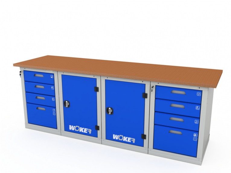 Верстак четырехтумбовый WOKER PRO 44114.2400 купить в Сыктывкаре