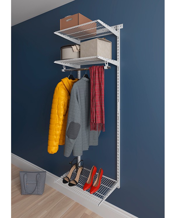 Гардеробная система Практик Home Basic G60 белая купить в Сыктывкаре Гардеробная система Практик Home Basic G60 белая купить в Сыктывкаре