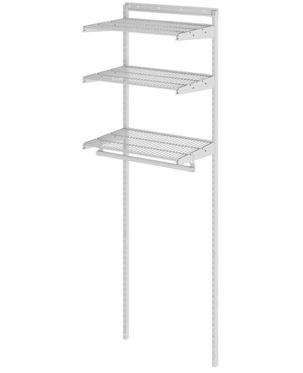 Гардеробная система Практик Home Basic G60 белая купить в Сыктывкаре Гардеробная система Практик Home Basic G60 белая купить в Сыктывкаре