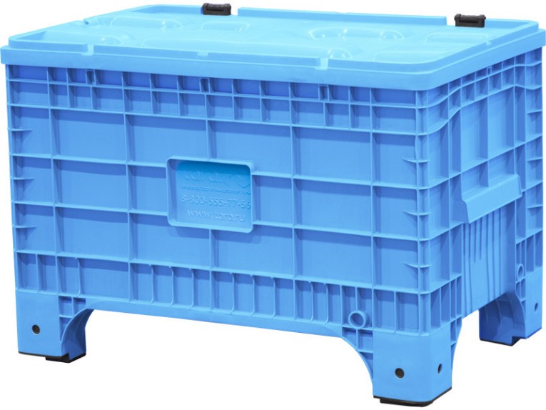 Big Box 1017х636х673 на ножках, с крышкой на петлях голубой купить в Сыктывкаре