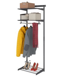 Гардеробная система Практик Home Basic G60 графит Гардеробная система Практик Home Basic G60 графит