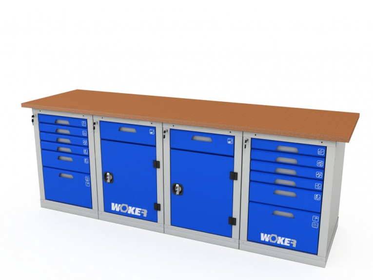 Верстак четырехтумбовый WOKER PRO 46226.2400 купить в Сыктывкаре