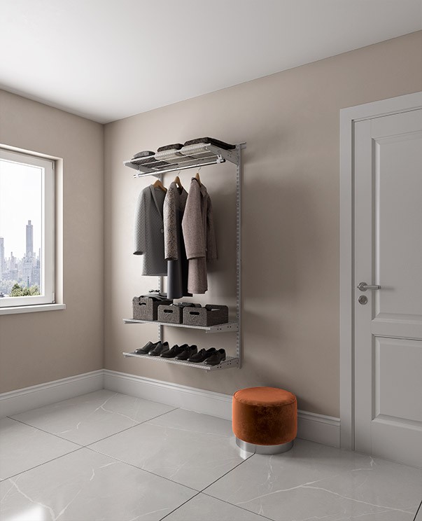 Гардеробная система Практик Home Basic G90 графит купить в Сыктывкаре