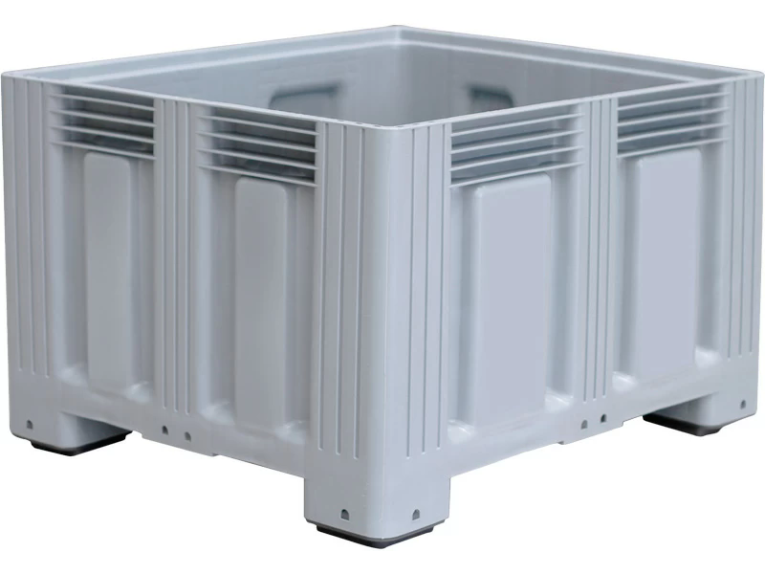 Контейнер 1200х1000х758 сплошной, на ножках серый купить в Сыктывкаре