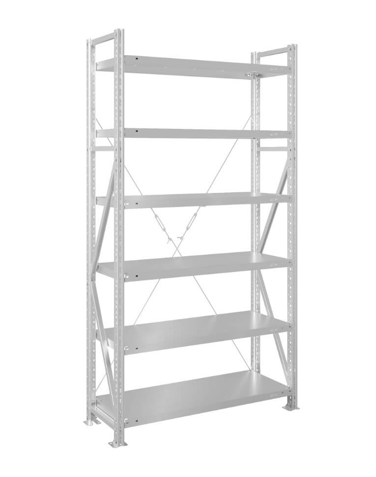Стеллаж MS U 2000x700x600 6 полок (200 кг, металл) купить в Сыктывкаре