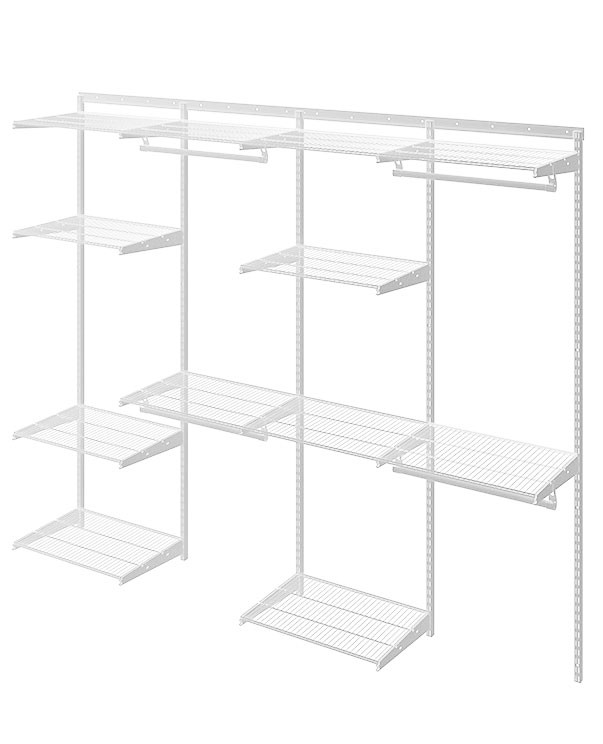 Гардеробная система Практик Home Max G240 белая купить в Сыктывкаре Гардеробная система Практик Home Max G240 белая купить в Сыктывкаре