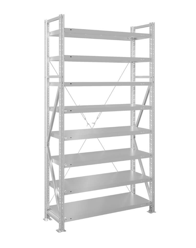 Стеллаж MS U 2000x700x600 8 полок (200 кг, металл) купить в Сыктывкаре