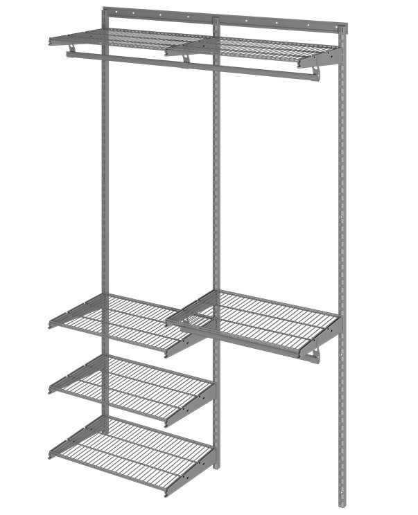 Гардеробная система Практик Home Optima G120 графит купить в Сыктывкаре