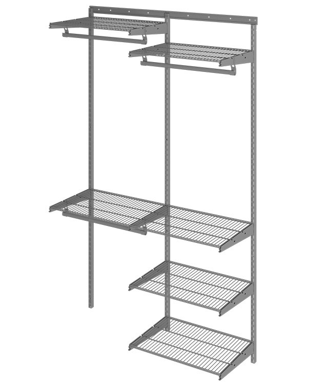 Гардеробная система Практик Home Optima G120 графит купить в Сыктывкаре