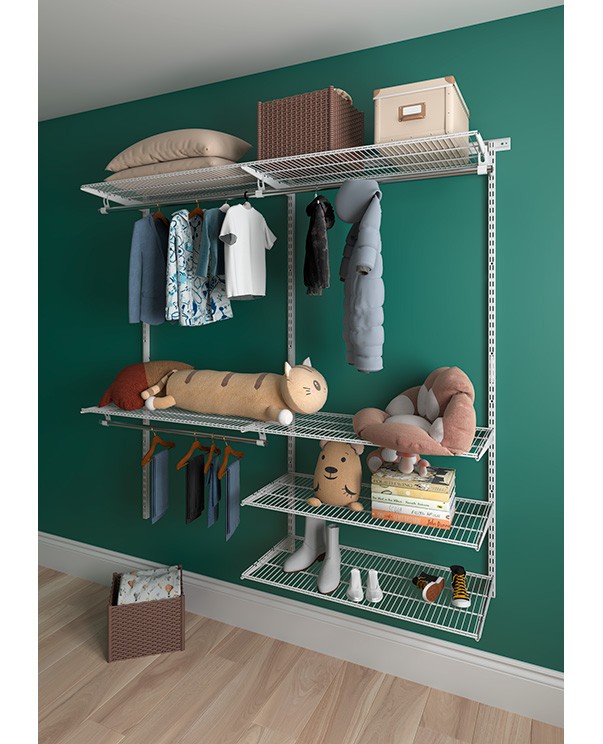 Гардеробная система Практик Home Optima G180 белая купить в Сыктывкаре Гардеробная система Практик Home Optima G180 белая купить в Сыктывкаре