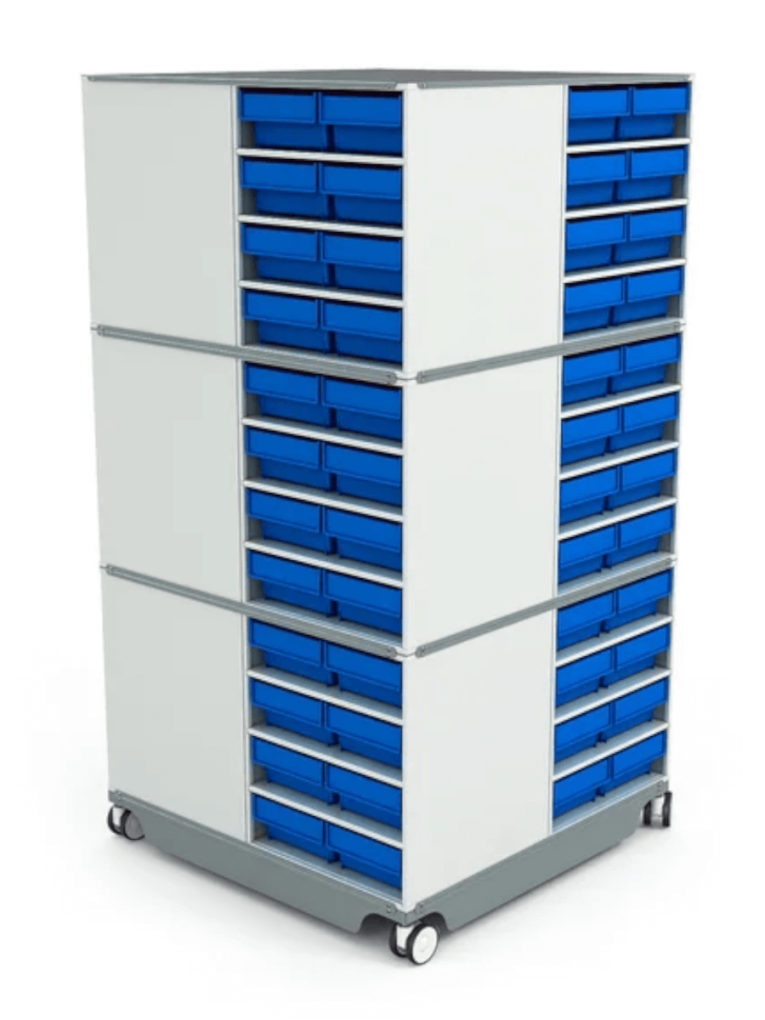 КП-01 Кассетница поворотная с синими ящиками купить в Сыктывкаре КП-01 Кассетница поворотная с синими ящиками купить в Сыктывкаре