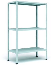 Стеллаж металлический Титан МС-500 2000х1500х600 3 полки Стеллаж металлический Титан МС-500 2000х1500х600 3 полки