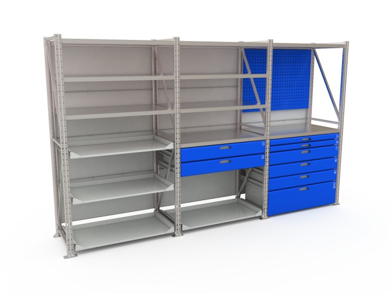 Система хранения инструментов MODUL XL 3x2000 №3 купить в Сыктывкаре Система хранения инструментов MODUL XL 3x2000 №3 купить в Сыктывкаре