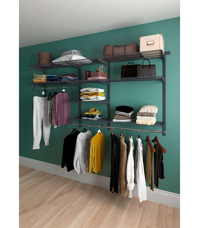 Гардеробная система Практик Home Optima G240 графит купить в Сыктывкаре