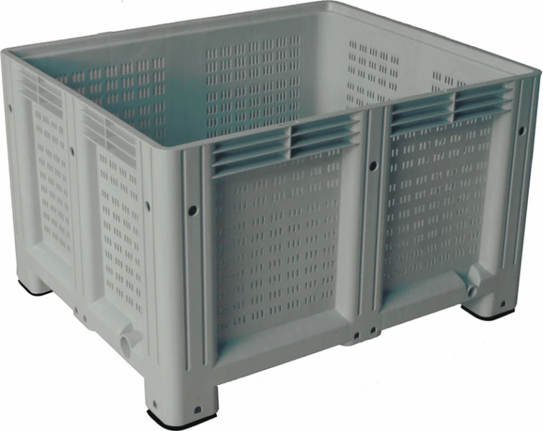 Big Box 1200x1000x580 мм перфорированный на ножках серый купить в Сыктывкаре Big Box 1200x1000x580 мм перфорированный на ножках серый купить в Сыктывкаре