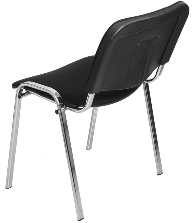 Стул Изо (черная ткань, хром) купить в Сыктывкаре Стул Изо (черная ткань, хром) купить в Сыктывкаре