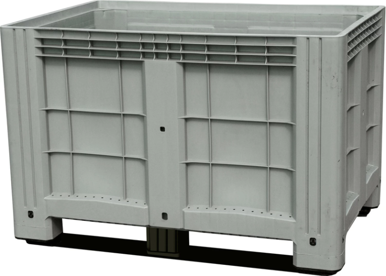 Контейнер 1200х800х800 мм сплошной серый на полозьях купить в Сыктывкаре Контейнер 1200х800х800 мм сплошной серый на полозьях купить в Сыктывкаре