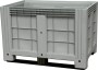 Контейнер 1200х800х800 мм сплошной серый на полозьях Контейнер 1200х800х800 мм сплошной серый на полозьях