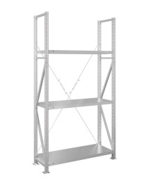 Стеллаж MS U 2000x1000x500 3 полки (400 кг, металл)