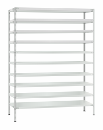 Стеллаж металлический Титан МС-500 3000х1500х300 10 полок Стеллаж металлический Титан МС-500 3000х1500х300 10 полок