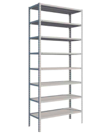 Стеллаж MS Strong 2750х1500х400 8 полок Стеллаж MS Strong 2750х1500х400 8 полок