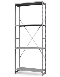 Стеллаж ТСУ 3500x700x400 4 полки (150 кг, металл) Стеллаж ТСУ 3500x700x400 4 полки (150 кг, металл)