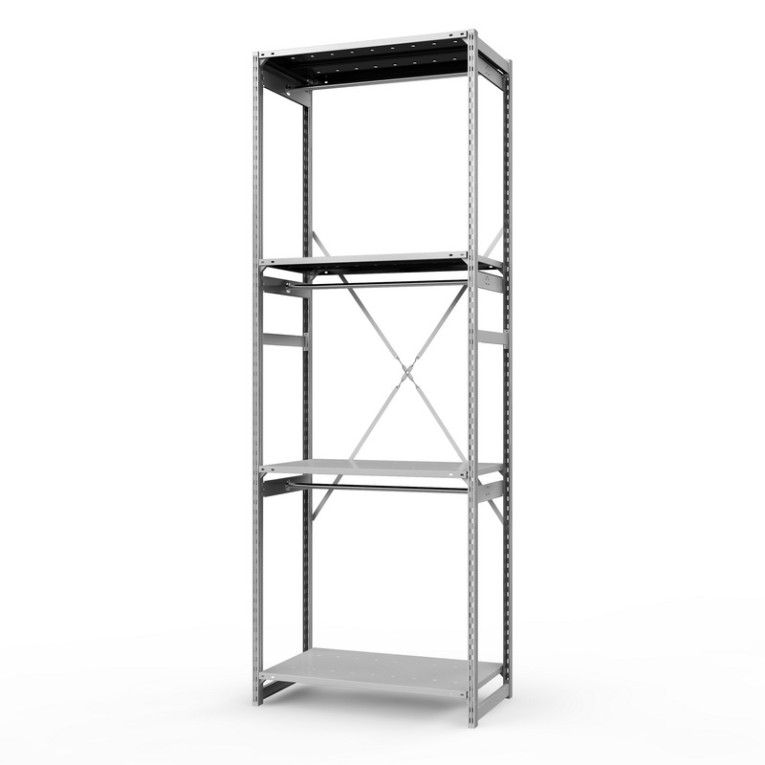 Стеллаж металлический ТСУ Универсал, 3000х1060х500 мм.Штанги: 3шт. Полки: металл усил. перф. 4 шт. купить в Сыктывкаре