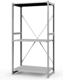 Стеллаж ТСУ 1800x700x400 3 полки (150 кг, перф)
