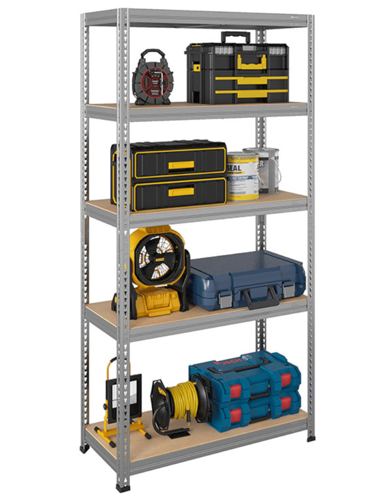 Стеллаж быстросборный ЛОФТ (SBL) 1800x900x450 5 полок (цинк) купить в Сыктывкаре