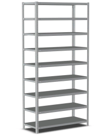 Стеллаж металлический Титан МС-500 2500х1500х600 9 полок