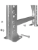Стеллаж MS U 2000x1200x500 3 полки (400 кг, металл) купить в Сыктывкаре