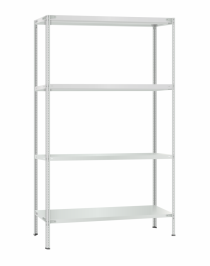 Стеллаж металлический Титан МС-500 2400х1200х400 4 полки Стеллаж металлический Титан МС-500 2400х1200х400 4 полки