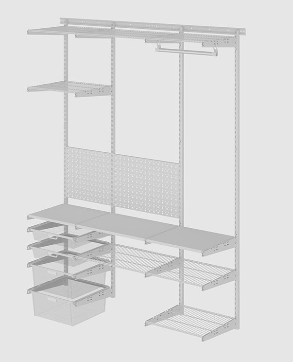 Гардеробная система Практик Home Дача 1 купить в Сыктывкаре Гардеробная система Практик Home Дача 1 купить в Сыктывкаре