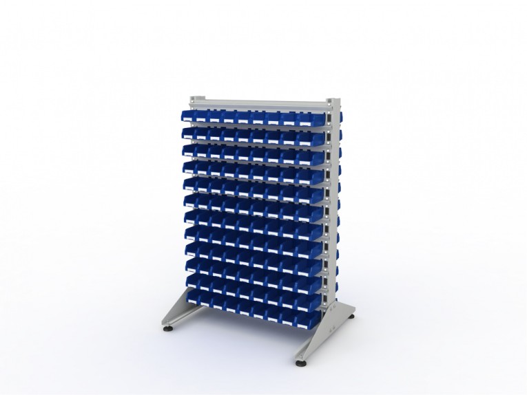 Стеллаж для пластиковых лотков SORTEX двухсторонний 1500x1000x800.01 купить в Сыктывкаре Стеллаж для пластиковых лотков SORTEX двухсторонний 1500x1000x800.01 купить в Сыктывкаре