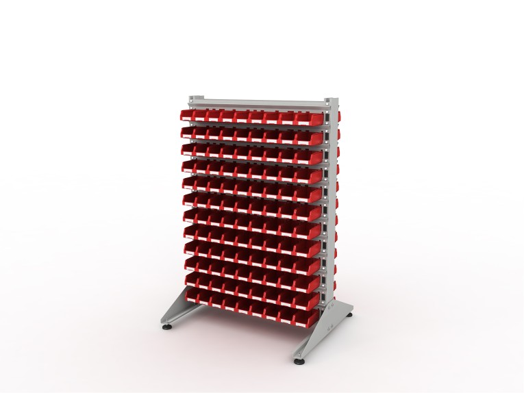 Стеллаж для пластиковых лотков SORTEX двухсторонний 1500x1000x800.01 купить в Сыктывкаре Стеллаж для пластиковых лотков SORTEX двухсторонний 1500x1000x800.01 купить в Сыктывкаре