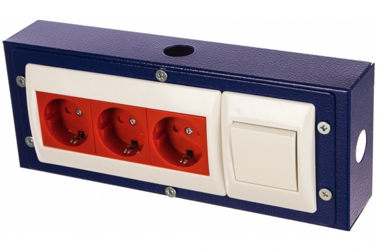 Блок электророзеток для экранов Практик Блок электророзеток для экранов Практик