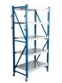 Стеллаж мобильный БиКом СТ-4 200x210x70 5 полок