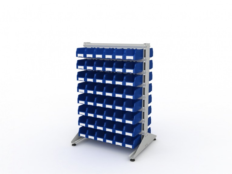 Стеллаж для пластиковых лотков SORTEX двухсторонний 1500x1000x800.02 купить в Сыктывкаре Стеллаж для пластиковых лотков SORTEX двухсторонний 1500x1000x800.02 купить в Сыктывкаре