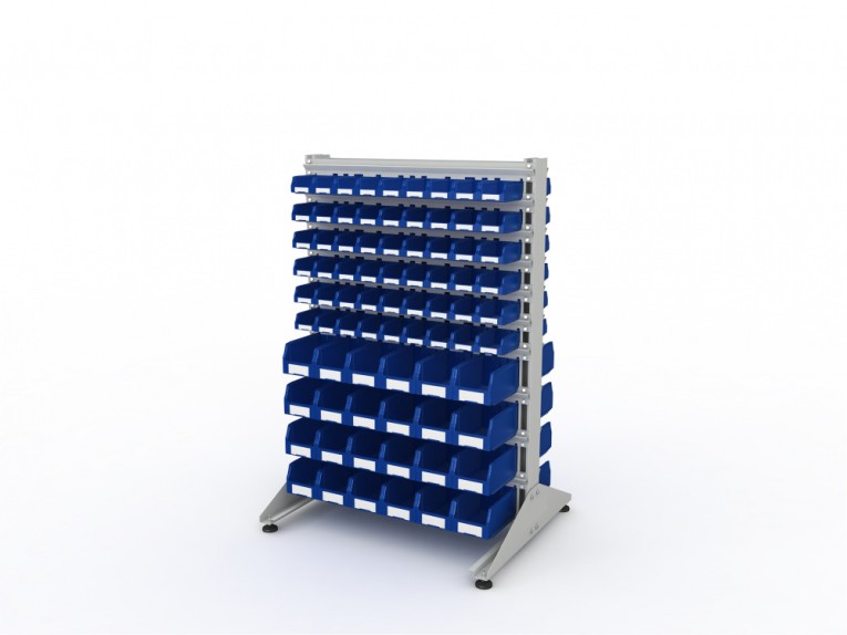 Стеллаж для пластиковых лотков SORTEX двухсторонний 1500x1000x800.04 купить в Сыктывкаре Стеллаж для пластиковых лотков SORTEX двухсторонний 1500x1000x800.04 купить в Сыктывкаре