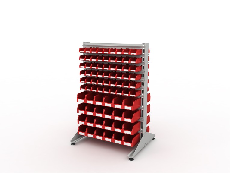 Стеллаж для пластиковых лотков SORTEX двухсторонний 1500x1000x800.04 купить в Сыктывкаре Стеллаж для пластиковых лотков SORTEX двухсторонний 1500x1000x800.04 купить в Сыктывкаре