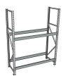 Стеллаж грузовой СГР 2000x2100x500 2 полки (без настила) Стеллаж грузовой СГР 2000x2100x500 2 полки (без настила)
